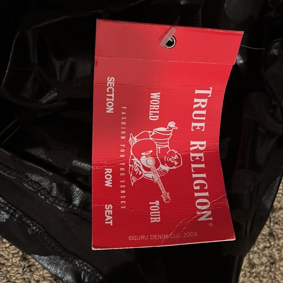 True Religion Cropped Zebra Print Shirt - Picture 5 of 5